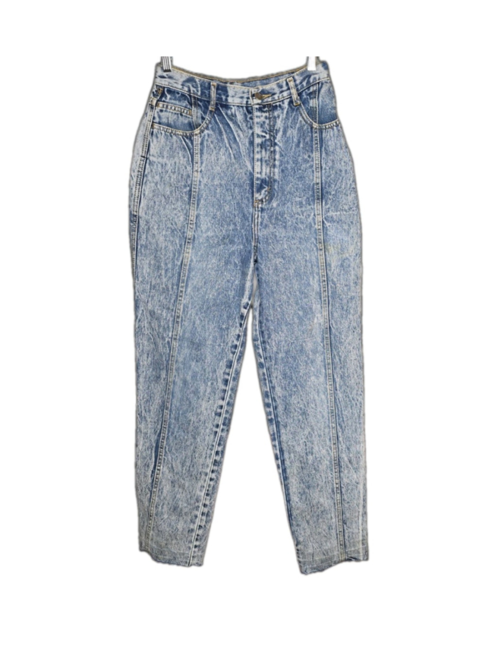 Vintage 80’s PS Gitano Acid Wash High Rise Mom Jeans Blue Womens Size 10 Long